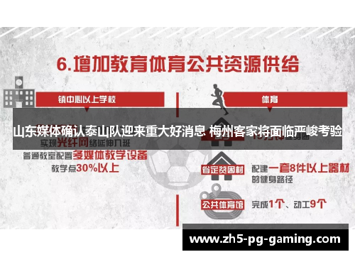 山东媒体确认泰山队迎来重大好消息 梅州客家将面临严峻考验